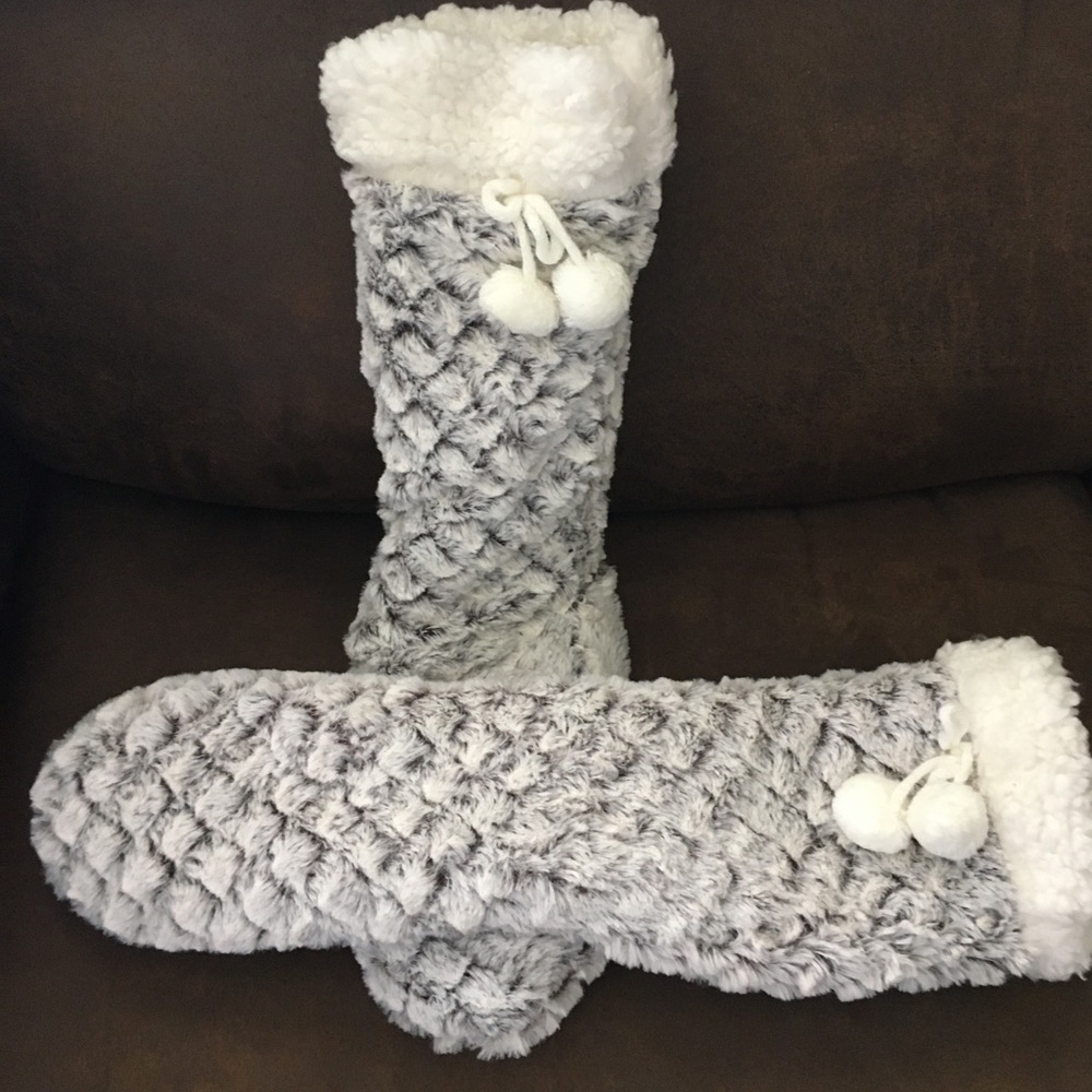Sock slippers fuzzy